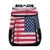 American Flag Cooler Backpacks Leakproof Backpack Cooler Insulated Lunch Cooler Bag 30 Cans Camping Coolers for Picnic Beach Road Trip view 1