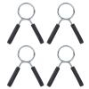 Alvinlite Dumbbell Barbell Spring Collars, 4PCS Weightlifting Strength Training Lock Clamp Spinlock Barbell Collar Lock (28mm) view 1