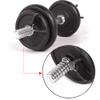 Alvinlite Dumbbell Barbell Spring Collars, 4PCS Weightlifting Strength Training Lock Clamp Spinlock Barbell Collar Lock (28mm) view 4