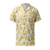 Mens Summer 2 Piece Outfit Big and Tall Sweatsuits Sets Short Sleeve T-Shirts and Classic Fit Sport Shorts Set Tracksuit Yellow view 3