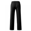 QWENTMTNTY Mens Linen Pants Drawstring Straight Fit Casual Summer Loose Fit Trousers Big & Tall Solid Plain Yoga Long Pants Black view 4