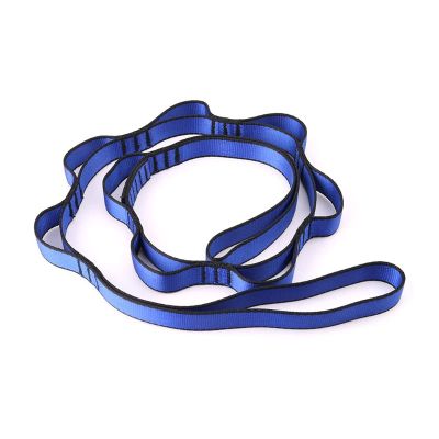 Yoga Hammock -Nylon Rope Hanging Strap Mountaineering Bandlet Sling Accessory (Color : Blue)