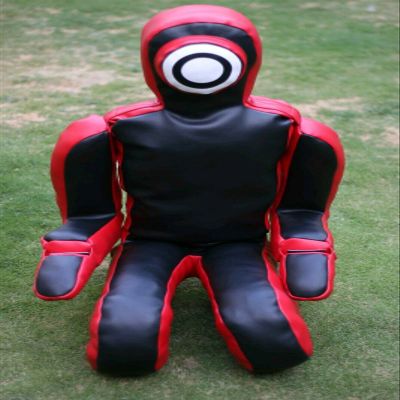 Brawl Strike Grappling Dummy MMA Wrestling Dummy Punch Bag Judo Martial Arts (70'' 180cm, Red/Black)