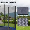PRELGOSP Trampoline Net Replacement, 10/12/13/14/16ft Trampoline Enclosure Replacement, Uv Resistant Pp Trampoline Safety Net for 6 or 8 Poled Trampolines (Net Only) (16ft- 12poles) view 3