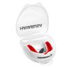 Hayabusa Combat Sports Mouth Guard Youth, Kids and Adult Sizes Comes with Case - White/Red, Adult view 1