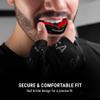 Hayabusa Combat Sports Mouth Guard Youth, Kids and Adult Sizes Comes with Case - Black/Red, Adult view 3