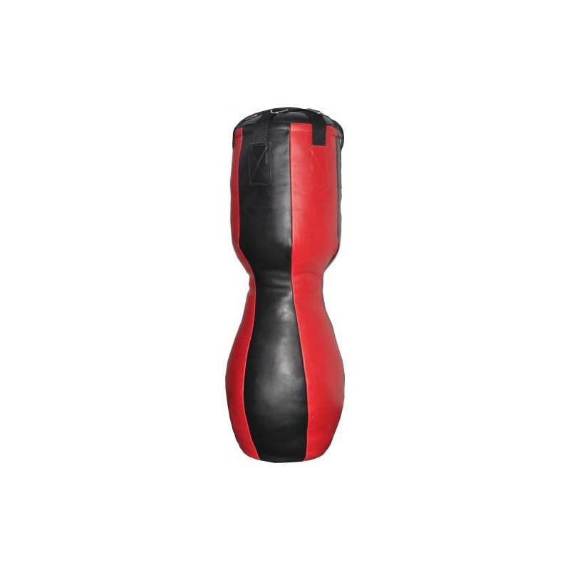 Brawl Strike MMA Boxing Floor to Ceiling Punching Bag PU Leather (100cm, Red/Black)