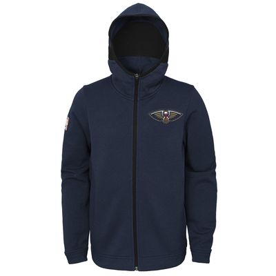 Outerstuff New Orleans Pelicans NBA Big Boys Youth (8-20) Showtime Jacket, Navy Medium 10-12