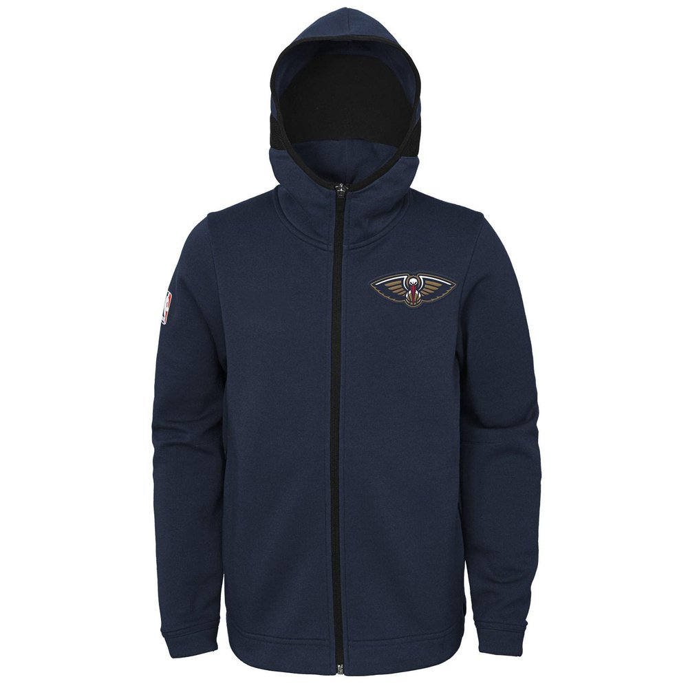 Outerstuff New Orleans Pelicans NBA Big Boys Youth (8-20) Showtime Jacket, Navy Medium 10-12