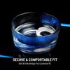 Hayabusa Combat Sports Mouth Guard Youth, Kids and Adult Sizes Comes with Case - Black/White, Youth view 3