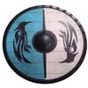 Full Size Solid Wood Viking Shield for Cosplay LARP or Battle (30" Raven Clan) view 1