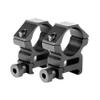 360 Tactical  11 Slots Riser Base Adapter 11mm Dovetail Extension to 20mm Weaver Picatinny Rail Mount W/ 1 INCH 25.4MM Low Profile Scope Ring view 2