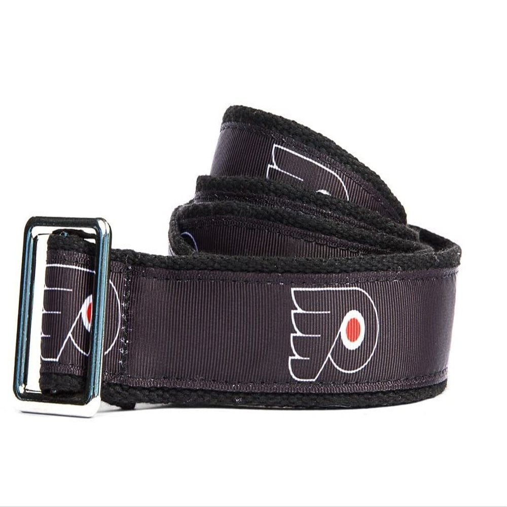 GELLS Philadelphia Flyers NHL Hockey Belt Officially Licensed With Nickel Finished Brass Buckle And Logo Tin Youth Size Small