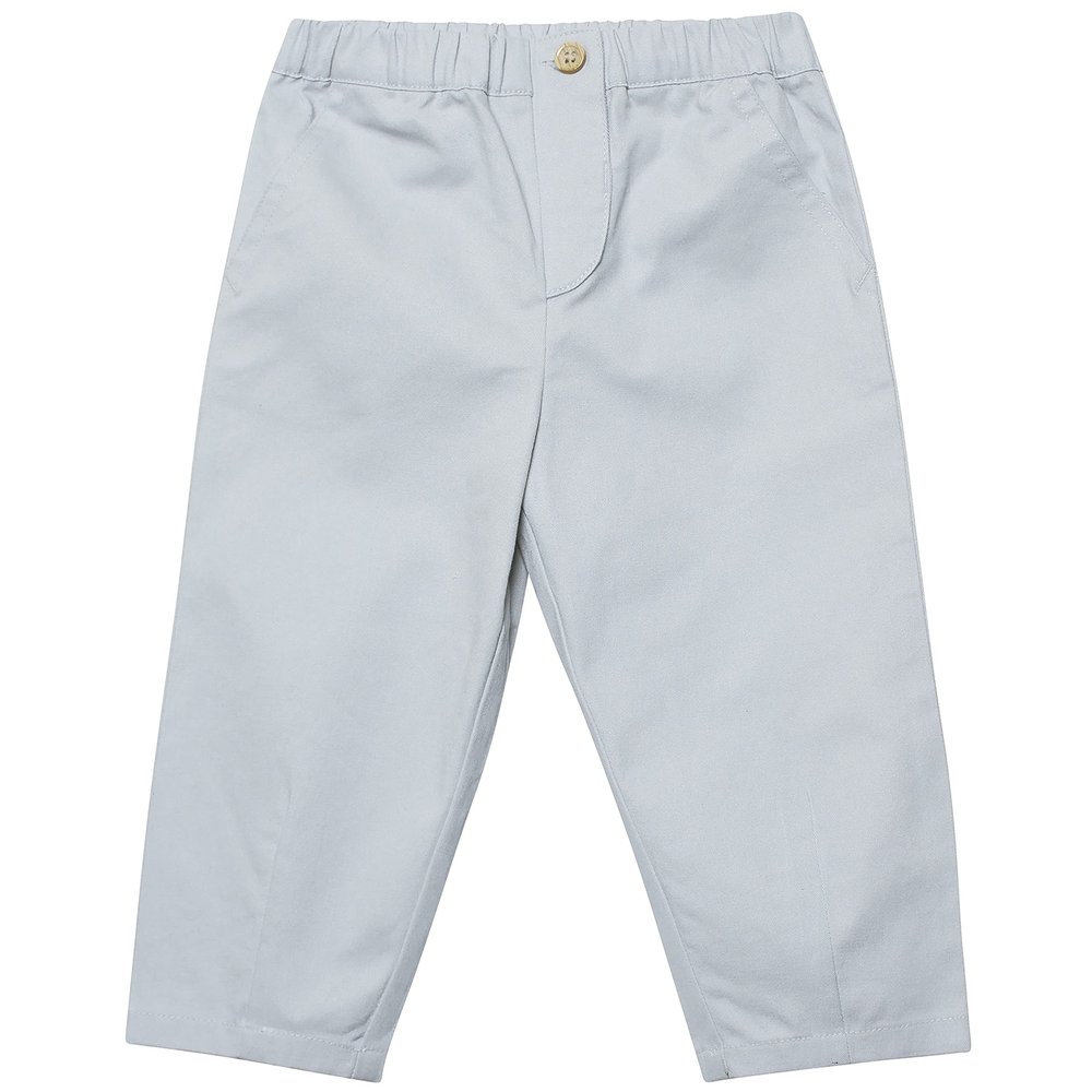 Gerber Baby and Toddler Boys Canvas Pants, Gray, 24 Months