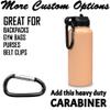 LaserGram Personalized Water Bottle, Karate Woman, Stainless Steel Double Wall Vacuum Insulated with Flip Top Straw, Custom Engraved Gift (40oz / 1180ml Coral) view 4