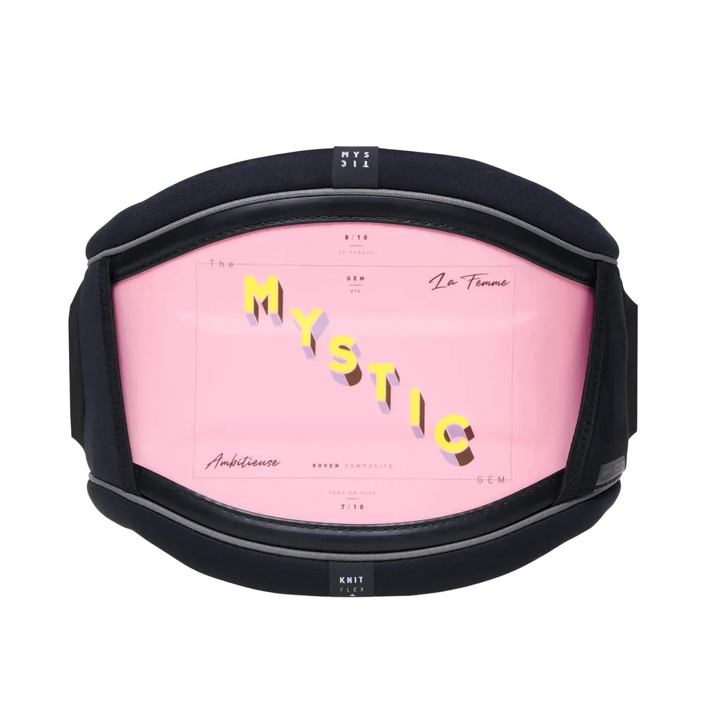 Mystic Watersports - Surf Kitesurf & Windsurfing Womens Gem JL Waist Harness - Soft Coral