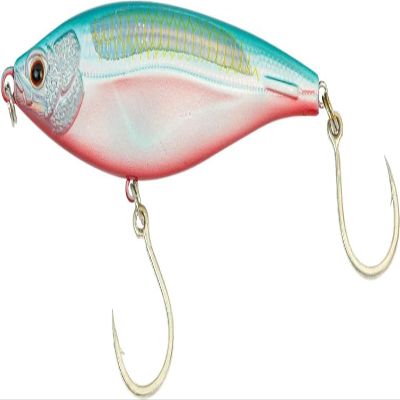Nomad Design Madscad 90 Slow Sinking SW Twitchbait - Ideal for Snook, Striped Bass - BKK Diablo 5X Singles 1/0 Hooks, 3 1/2 inch - 3/4 oz, Bleeding Pilchard