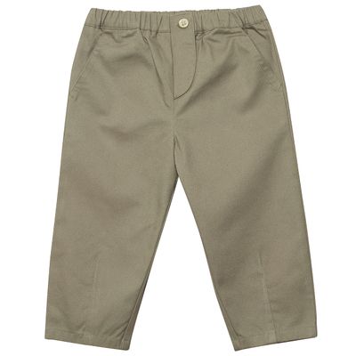 Gerber Baby and Toddler Boys Canvas Pants, Tan, 2T