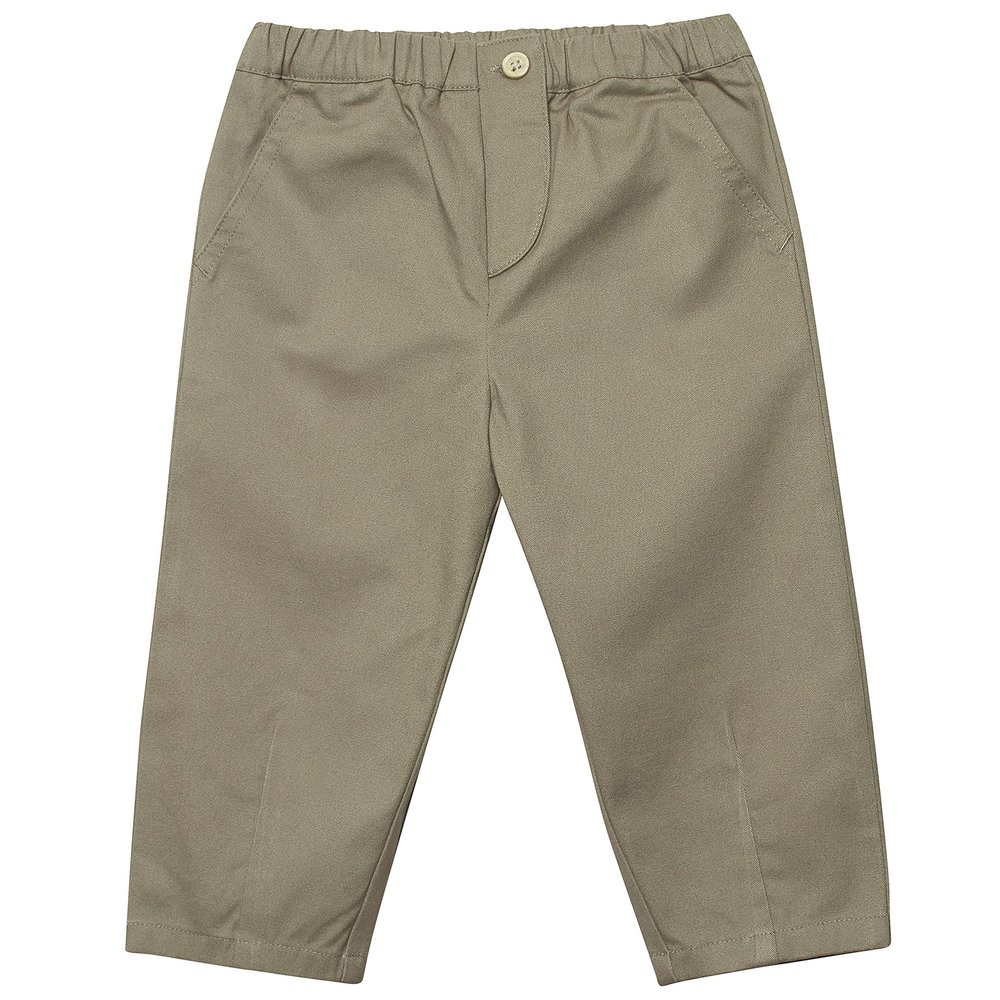 Gerber Baby and Toddler Boys Canvas Pants, Tan, 2T