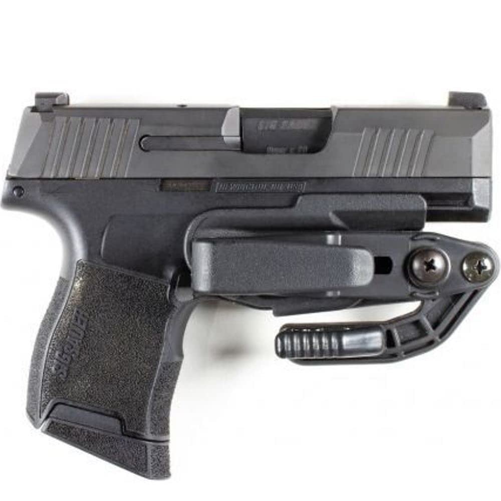 Raven Concealment Systems Vanguard VG2 Advanced Kit Compatible with Glock 42|43 - Naked Minimalist Tuckable Trigger Guard Holster Glock 43 IWB | VG2G42/43BKOHADV-FBM