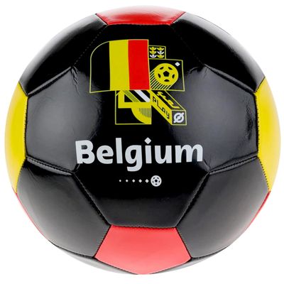 FIFA World Cup Qatar 2022 Team Belgium Soccer Ball Souvenir Display, Officially Licensed Futbol for Youth and Adult Soccer Players, Multicolored