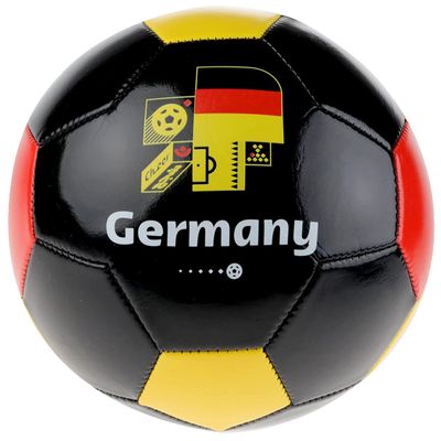 FIFA World Cup Qatar 2022 Team Germany Soccer Ball Souvenir Display, Officially Licensed Futbol for Youth and Adult Soccer Players, Multicolored