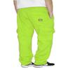 AIRNINE Men's Fleece Cargo Sweatpants SweatShorts Heavyweight S-6XL (Neon Green, X-Large) view 3