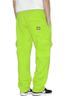 AIRNINE Men's Fleece Cargo Sweatpants SweatShorts Heavyweight S-6XL (Neon Green, Large) view 3