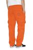 AIRNINE Men's Fleece Cargo Sweatpants SweatShorts Heavyweight S-6XL (Neon Orange, Medium) view 2