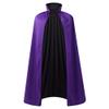 Regenboog Stand Collar Reversible Cape Kids,Black and Purple Cape,Halloween Christmas Costume,Masquerade,Dress up,Wizard,Witch,Vampires Cloak,35inch view 2