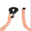 Climb Right 16 Strand Climbing Rope 1/2" x 60 Feet w/Ninja Splice Orange/White view 2