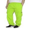 AIRNINE Men's Fleece Cargo Sweatpants SweatShorts Heavyweight S-6XL (Neon Green, 3X-Large) view 1