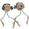 Simways Arc Rail Adaptor Tactical Helmet Rail Suspension Headset Bracket Ear Muff (Tan) view 1