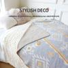 ACUSHLA Merino Wool Blanket - Warm Thick Washable Large Outdoor Camping Sleeping Throw Blanket All Weather, Morocco Grey 79x63 view 2