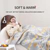 ACUSHLA Merino Wool Blanket - Warm Thick Washable Large Outdoor Camping Sleeping Throw Blanket All Weather, Morocco Grey 79x63 view 3
