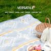 ACUSHLA Merino Wool Blanket - Warm Thick Washable Large Outdoor Camping Sleeping Throw Blanket All Weather, Morocco Grey 79x63 view 4