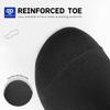 CLOSEMATE Mens No Show Socks Cotton Thin High Elasticity Low Cut Ankle Socks with Non Slip Grips 6 Pairs (2Black2White2Grey, Size S) view 2