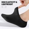 CLOSEMATE Mens No Show Socks Cotton Thin High Elasticity Low Cut Ankle Socks with Non Slip Grips 6 Pairs (2Black2White2Grey, Size S) view 4