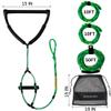 MAYAPHILOS 75ft Wakeboard Water Ski Kneeboard Rope with 15in Floating Handles,4 Sections Watersports Tow Rope for Tubing view 2