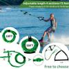 MAYAPHILOS 75ft Wakeboard Water Ski Kneeboard Rope with 15in Floating Handles,4 Sections Watersports Tow Rope for Tubing view 3