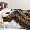 ACUSHLA Merino Wool Camp Blanket - Soft Warm Thick Washable Large Outdoor Camping Travel Throw Blanket All Weather, Sierra Khaki 79" x63" view 3