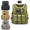 AZB Tactical Vest Adjustable Airsoft Paintball Vest with Removable Pouch view 1