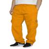 AIRNINE Men's Fleece Cargo Sweatpants SweatShorts Heavyweight S-6XL (Neon Yellow, 5X-Large) view 1