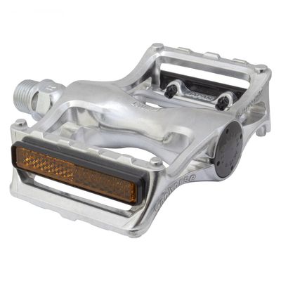MKS (Mikashima Seisakusho) Bicycle Pedal, Seahorse Silver