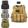 AZB Tactical Vest Adjustable Airsoft Paintball Vest with Removable Pouch view 1