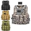 AZB Tactical Vest Adjustable Airsoft Paintball Vest with Removable Pouch view 1