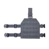 EXCELLENT ELITE SPANKER Tactical MOLLE Drop Leg Platform Universal Drop Leg Panel with Adjustable Belt & Thigh Straps (Grey) view 3