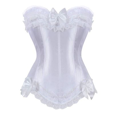 ICEGIA Fashion Womens Lace Up Corset Top Overbust Body Shaper Bustier Corsets for Women