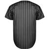 Phoneutrix Blank Plain Hip Hop Hipster Baseball Jersey Button Down Shirts Sports Uniforms Men Women Jersey (Black-Stripe, X-Large) view 3