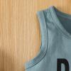 Afunbaby Baby Boy Summer Clothes Dads Tee Shirt Sleeveless Tank Top Shorts Cute Newborn Infant 6 12 18 24 Month Outfit (Cat Print,18-24 Months) view 4